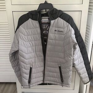 Columbia Kids Black and Gray Puffer Jacket